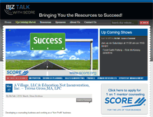 Tablet Screenshot of biztalkwithscore.com